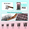 Picture of VAVALASH DIY Lash Extension Kit Individual Cluster Lashes Kit with 60 PCS 8-16mm Mix Lash Clusters Lash Bond and Seal, Lash Remover, Lash Applicator for DIY Eyelash Extensions at Home（Kit-V04）