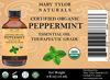 Picture of Organic Peppermint Essential Oil Large 4 oz, USDA Certified Organic, By Mary Tylor Naturals Premium Therapeutic Grade, 100% Pure, Perfect for Aromatherapy, Relaxation, Improved Mood, Repel Mice, Pests