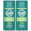 Picture of Tom’s of Maine North Woods Natural Deodorant for Men and Women, Aluminum Free, 3.25 oz, 2-Pack