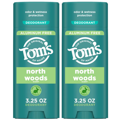 Picture of Tom’s of Maine North Woods Natural Deodorant for Men and Women, Aluminum Free, 3.25 oz, 2-Pack