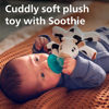 Picture of Philips Avent Soothie Snuggle Pacifier Holder with Detachable Pacifier, 0m+, Cow, SCF347/05