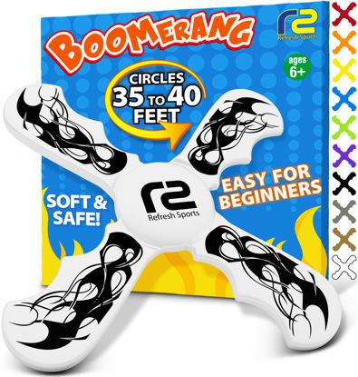 Picture of Boomerang Toys: Really Comes Back! Best Gift for Kids Ages 6-13 - Stocking Stuffers & Gift Ideas for Boys & Girls