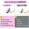 Picture of Manga Lashes 168 Pcs Lash Clusters with Bottom Lashes Wide Band Anime Lashes Manhua Individual Lashes DIY Lash Extensions Soft Lightweight Cluster Lashes Douyin Makeup (Manga-01)