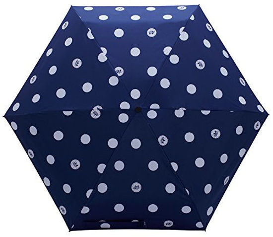 Picture of Fidus Ultra Light Mini Compact Travel Umbrella ? Windproof Portable Parasol Sun & Rain Outdoor Golf Umbrella with 95% UV Protection for Women Men Kids-dot Blue