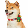 Picture of Blueberry Pet 2021/2022 New Christmas Tree Adjustable Dog Collar with Stunning Décor, Small, Neck 12"-16"