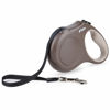 Picture of Fida Retractable Dog Leash, 16 ft Dog Walking Leash for Small Dogs up to 26lbs, 360° Tangle Free, Coffee/Brown