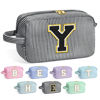 Picture of YOOLIFE Travel Cosmetic Bag for Women - Monogram Initial Makeup Bag Toiletry Bag Pouch Make Up Case for Women Mom Bridesmaid Best Friend Sister Teacher, Personalized Birthday Gifts for Women Her Y