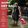 Picture of MARCHWAY Floating Waterproof Dry Bag Backpack 5L/10L/20L/30L/40L, Roll Top Sack Keeps Gear Dry for Kayaking, Rafting, Boating, Swimming, Camping, Hiking, Beach, Fishing (Red, 10L)