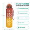 Picture of Enerbone 32 oz Drinking Water Bottle with Times to Drink and Straw, Motivational with Carrying Strap, Leakproof BPA & Toxic Free, Ensure You Drink Enough Water for Fitness Gym Outdoor