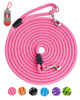 Picture of Long Dog Leash for Dog Training 16FT/30FT/50FT/100FT, Heavy Duty Dog Lead for Large Medium Small Dogs Outside Walking, Playing, Camping, or Yard 12Pink16FT