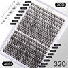 Picture of Lash Clusters DIY Lash Extensions Kit 320pcs Individual Lashes Clusters 30D 40D D Curl Eyelash Extension Kit with Applicator and Lash Bond&Seal,Clusters Lash Glue Remover Mix 10-16mm (30D+40D-320 KIT)