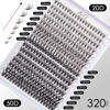 Picture of Lash Clusters DIY Lash Extensions Kit 320pcs Individual Lashes Clusters 20D 50D D Curl Eyelash Extension Kit with Applicator and Lash Bond&Seal,Clusters Lash Glue Remover Mix 10-16mm (20D+50D-320 KIT)