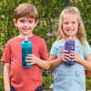 Picture of Bentgo Kids Water Bottle - Leak-Proof, Durable Tritan, BPA-Free 15 oz. Cup for Kids/Toddlers Ages 3+ - Flip-Up Straw & Dishwasher Safe for School, Sports, Daycare & Camp (Sharks)