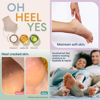 Picture of Dr. Frederick's Original Moisturizing Heel Socks for Cracked Heel Treatment - 2 Pairs - Heel Socks for Dry Cracked Feet - Cracked Heel Repair - Heal Dry Heels - Foot Care for Women & Men - Shea Butter