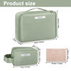 Picture of Queboom Travel Makeup Bag Cosmetic Bag Makeup Bag Toiletry bag for women and men (Green-3pcs)