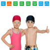 Picture of RUIGAO 2PK Kids swim 2/3/4/5/6, Toddler Goggles Fabric Strap No Hair Pull, Unicorn Shark Goggle for Kids