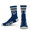 Picture of For Bare Feet NFL 4 Stripe Deuce Crew Sock, Indianapolis Colts, Medium