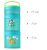 Picture of Whiskware Disney Stackable Snack Containers for Kids and Toddlers, 3 Stackable Snack Cups for School and Travel, Mickey and Pluto