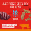 Picture of Stella & Chewy's Freeze-Dried Raw Single Ingredient Beef Liver Treats, 3 oz. Bag