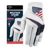 Picture of Callaway Golf Weather Spann Glove (Worn on Right Hand, Standard, Medium, Red/White/Blue)