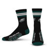 Picture of For Bare Feet NFL 4 Stripe Deuce Crew Sock, Philadelphia Eagles, Large