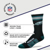 Picture of For Bare Feet NFL 4 Stripe Deuce Crew Sock, Philadelphia Eagles, Large