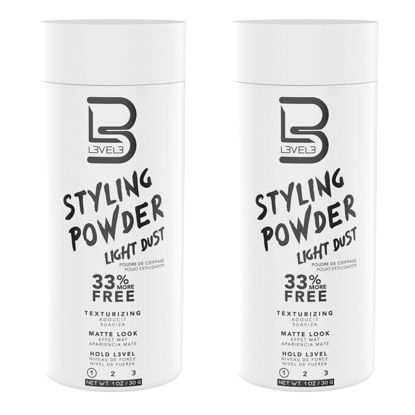 Picture of L3 Level 3 Light Hold Styling Powder - Natural Matte Hairstyle - Texturizing and Volumizing (2 Pack)