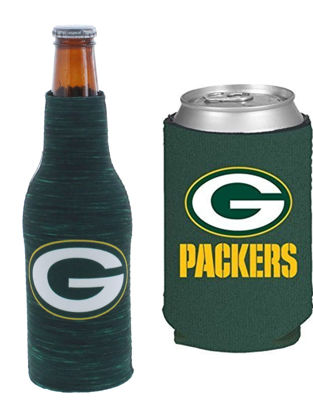 Picture of Football Can & Bottle Holder Insulator Beverage Huggie Cooler