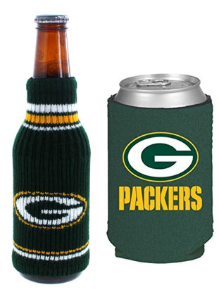 Picture of Football Can & Bottle Holder Insulator Beverage Huggie Cooler