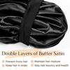 Picture of YANIBEST Silk Bonnet for Sleeping Women Double Layer Satin Lined Hair Bonnets for Sleeping Soft Elastic Band Silk Sleep Cap for Curly Natural Hair