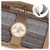 Picture of LASHVIEW Lash-Extension-Clusters 560pcs D Curl Lash Clusters Natural Look Cluster Lashes Extensions Super Thin Band & Soft Lashes Reusable 9-16mm MIX (30D&40D)