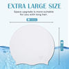 Picture of Large Swimming Cap, Suitable for Men and Women, Specially Designed Swimming Cap, Suitable for Very Long and Thick Curly Hair and Braids, Keep Hair Dry (White)