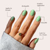 Picture of Glamnetic Press On Nails - Mint Green | Solid Opaque Pastel Green Short Oval Nails, Reusable | 15 Sizes - 30 Nail Kit