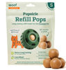 Picture of WOOF Pupsicle Refill Pops - Low-Mess Dog Snacks - with Peanut Butter and Beef Plasma - Dog Treats - Long Lasting - Small Pops - 10 Count