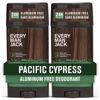 Picture of Every Man Jack Pacific Cypress Men’s Deodorant - Stay Fresh with Aluminum Free Deodorant For all Skin Types - Odor Crushing, Long Lasting, with Naturally Derived Ingredients - 3oz (Twin pack)