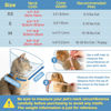 Picture of ComSaf Soft Cat Recovery Collar, Protective Adjustable Pet Cone Collar for After Surgery, Comfortable Lightweight Elizabethan Collar for Cat Kitten Prevent from Licking Wounds, Not Block Vision