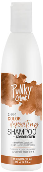 Picture of Punky Colour 3-in-1 Color Depositing Hair Cleanser & Conditioner, 8.5 fl oz. (Walnutacular)