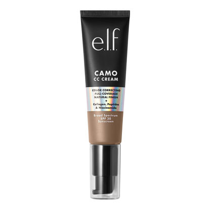 Picture of e.l.f. Camo CC Cream, Color Correcting Medium-To-Full Coverage Foundation with SPF 30, Deep 500 W, 1.05 Oz (30g)