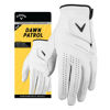 Picture of Callaway Golf Dawn Patrol Glove (Worn on Left Hand, White 2024, Medium/Large, Cadet (Short Fingers))