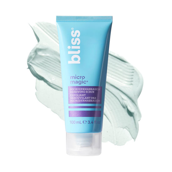 Picture of bliss Micro Magic | Skin-renewing Microdermabrasion Scrub | Straight-from-the-Spa | Tightens Pores & Brightens Skin | Paraben Free, Cruelty Free | 3.4 fl oz