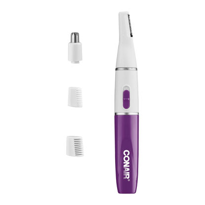 Picture of Conair All-in-1 Facial Hair Trimmer for Women, Perfect for Face, Ear/Nose and Eyebrows, Battery-Powered