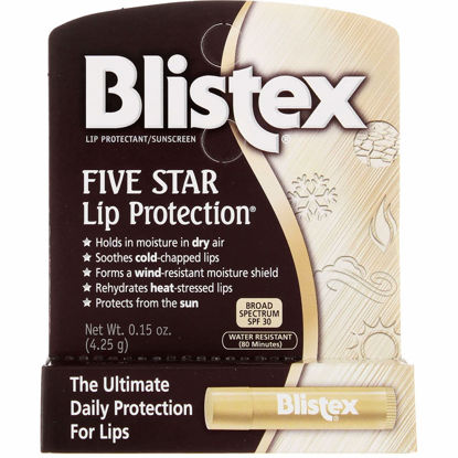 Picture of Blistex Five Star Lip Protection SPF 30 0.15 oz Pack of 5