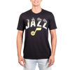 Picture of Ultra Game -NBA Utah Jazz Mens Arched Plexi Short Sleeve Tee Shirt, Black, Large