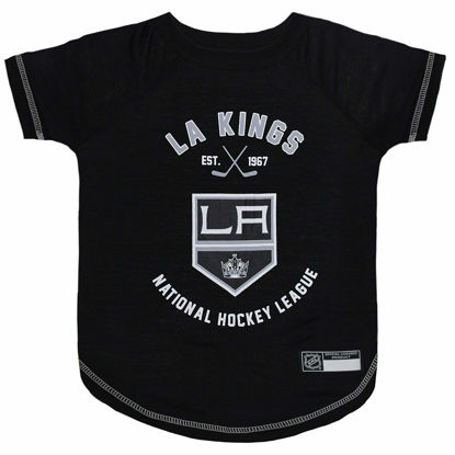 Picture of Pets First NHL Los Angeles Kings Tee Shirt for Dogs & Cats, X-Small. - are You A Hockey Fan? Let Your Pet Be an NHL Fan Too!