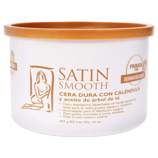 Picture of Satin Smooth Calendula Gold® Hard Hair Removal Wax with Tea Tree Oil 14oz