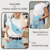 Picture of MAXTOP Large Crossbody Fanny Pack with 4-Zipper Pockets,Gifts for Enjoy Sports Festival Workout Traveling Running Casual Hands-Free Wallets Waist Pack Phone Bag Fits All Phones