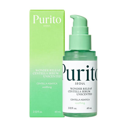 Picture of PURITO Centella Unscented Serum, Korean Centella, for All Skin Types, Ampoule, Soothing, Calming, Facial Serum for face, Vegan & Cruelty-Free, Korean Skin Care, 60ml 2fl.oz