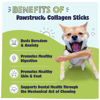 Picture of Pawstruck Natural 5-7" Beef Collagen Sticks for Dogs - Healthy Long Lasting Alternative to Traditional Rawhide - High Protein Low Fat w/Chondroitin & Glucosamine - 5 Count - Packaging May Vary