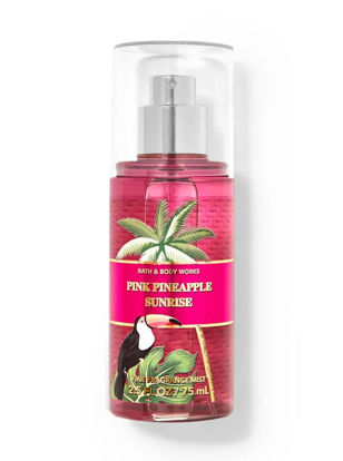 Picture of Bath & Body Works Fine Fragrance Mist Travel Size Mini Purse Spray 2.5 Ounce (Pink Pineapple Sunrise)