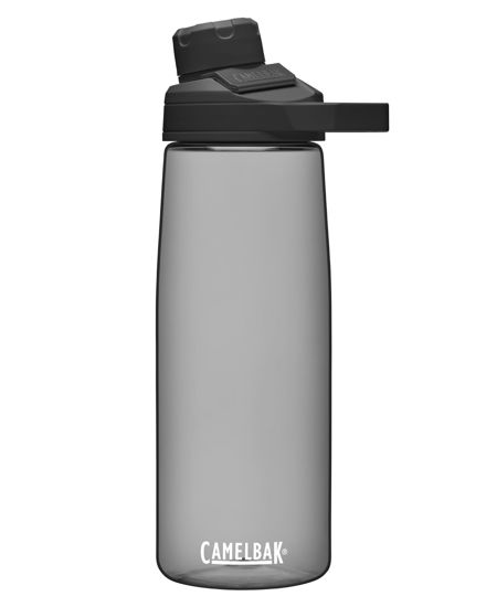 Picture of CamelBak Chute Mag BPA Free Water Bottle with Tritan Renew - Magnetic Cap Stows While Drinking, 25oz, Charcoal